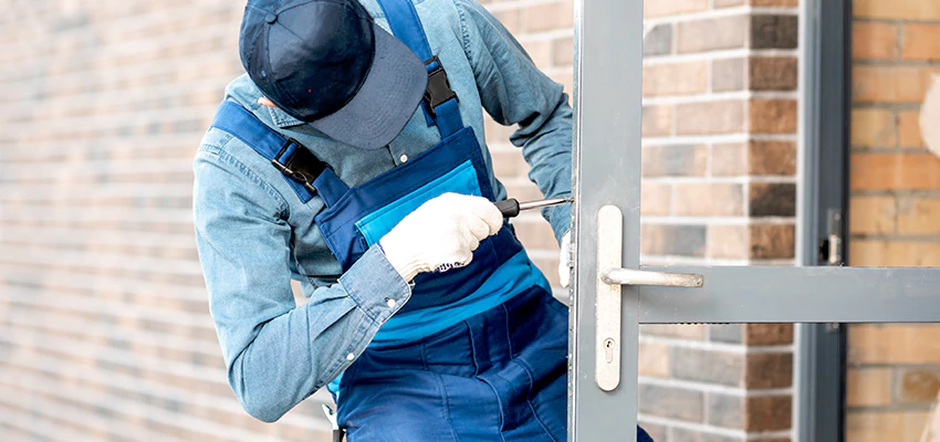 Pivot Storefront Door Locks Installation in Palm Desert, California
